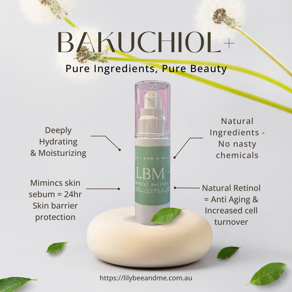 LBM Bakuchiol Retinol + - Natural Retinol Alternative Serum 30ml